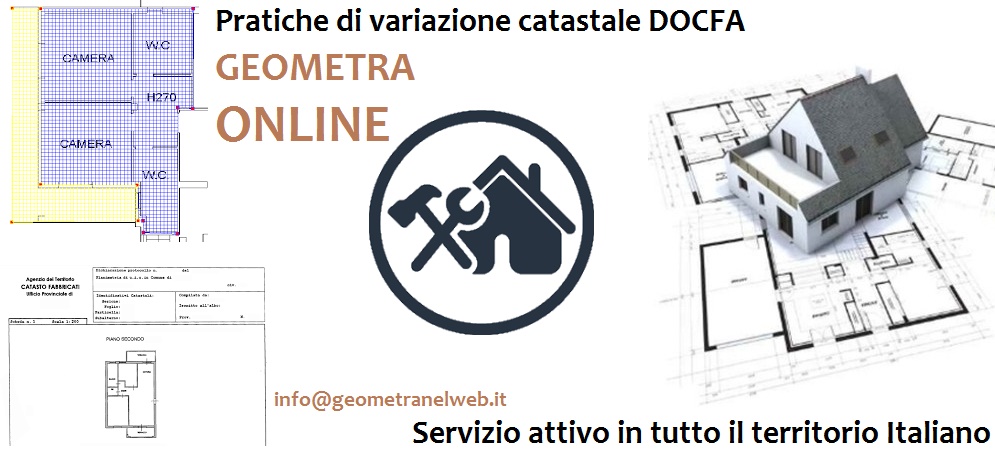 Variazione Catastale: Costo Docfa Geometra Online